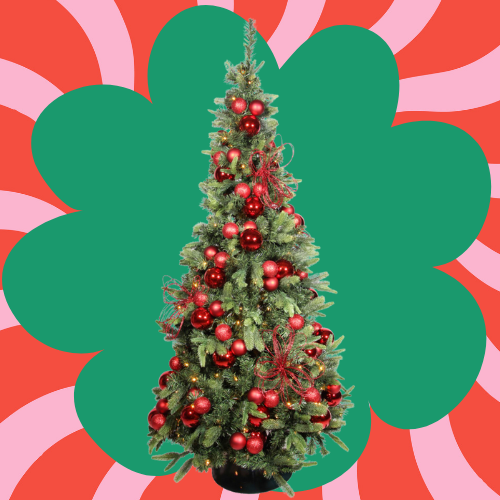 gedecoreerde kerstboom