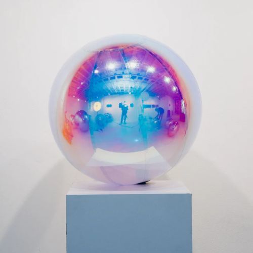 Opblaasbare Spiegelbal Iridescent 70cm | Eventbuddies